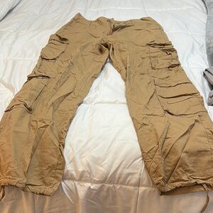 Women’s Tan Cargo Pants